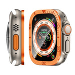 Filme Temperado Integrado com Moldura Metálica de Anel Numérico, Para Apple Watch Ultra 1 / 2 / 3 49mm