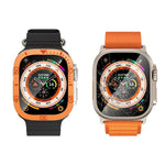 Filme Temperado Integrado com Moldura Metálica de Anel Numérico, Para Apple Watch Ultra 1 / 2 / 3 49mm