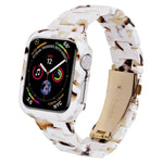 Kit de Caixa de Pulseira de Relógio em PC de Resina Impressa, Para Apple Watch Series 6/5/4/SE 44mm, Para Apple Watch Series 6/5/4/SE 40mm, Para Apple Watch Series 9 / 8 / 7 45mm, Para Apple Watch Series 9 / 8 / 7 41mm
