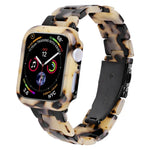 Kit de Caixa de Pulseira de Relógio em PC de Resina Impressa, Para Apple Watch Series 6/5/4/SE 44mm, Para Apple Watch Series 6/5/4/SE 40mm, Para Apple Watch Series 9 / 8 / 7 45mm, Para Apple Watch Series 9 / 8 / 7 41mm
