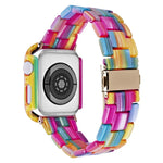 Kit de Caixa de Pulseira de Relógio em PC de Resina Impressa, Para Apple Watch Series 6/5/4/SE 44mm, Para Apple Watch Series 6/5/4/SE 40mm, Para Apple Watch Series 9 / 8 / 7 45mm, Para Apple Watch Series 9 / 8 / 7 41mm