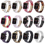 Kit de Caixa de Pulseira de Relógio em PC de Resina Impressa, Para Apple Watch Series 6/5/4/SE 44mm, Para Apple Watch Series 6/5/4/SE 40mm, Para Apple Watch Series 9 / 8 / 7 45mm, Para Apple Watch Series 9 / 8 / 7 41mm