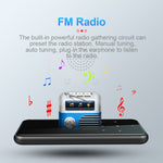 Gravador de Voz Inteligente Multifuncional M15, Leitor de Música MP3 Hifi Walkman, Versão Bluetooth, 4GB, 8GB, 16GB, 32GB
