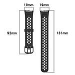 Solid Color Breathable Silicone Watch Band, For Huawei Band 10 / 9 / 8