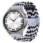 Pulseira de Relógio com Fivela em Metal Trançado de Nylon, Para Samsung Galaxy Watch 6 / 6 Classic