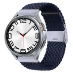 Pulseira de Relógio com Fivela em Metal Trançado de Nylon, Para Samsung Galaxy Watch 6 / 6 Classic