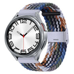 Pulseira de Relógio com Fivela em Metal Trançado de Nylon, Para Samsung Galaxy Watch 6 / 6 Classic