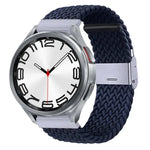 Pulseira de Relógio com Fivela em Metal Trançado de Nylon, Para Samsung Galaxy Watch 6 / 6 Classic