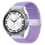 Pulseira de Relógio com Fivela em Metal Trançado de Nylon, Para Samsung Galaxy Watch 6 / 6 Classic