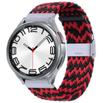 Pulseira de Relógio com Fivela em Metal Trançado de Nylon, Para Samsung Galaxy Watch 6 / 6 Classic