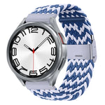 Pulseira de Relógio com Fivela em Metal Trançado de Nylon, Para Samsung Galaxy Watch 6 / 6 Classic