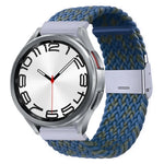 Pulseira de Relógio com Fivela em Metal Trançado de Nylon, Para Samsung Galaxy Watch 6 / 6 Classic