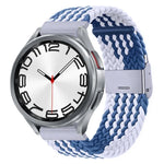 Pulseira de Relógio com Fivela em Metal Trançado de Nylon, Para Samsung Galaxy Watch 6 / 6 Classic
