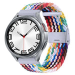 Pulseira de Relógio com Fivela em Metal Trançado de Nylon, Para Samsung Galaxy Watch 6 / 6 Classic