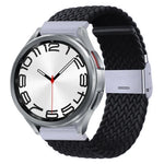 Pulseira de Relógio com Fivela em Metal Trançado de Nylon, Para Samsung Galaxy Watch 6 / 6 Classic
