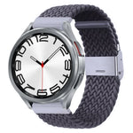 Pulseira de Relógio com Fivela em Metal Trançado de Nylon, Para Samsung Galaxy Watch 6 / 6 Classic
