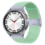 Pulseira de Relógio com Fivela em Metal Trançado de Nylon, Para Samsung Galaxy Watch 6 / 6 Classic