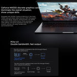 Portátil Xiaomi RedmiBook Pro 14 polegadas, Windows 11 Home Versão Chinesa, Intel 12ª Geração Core i7-12650H Deca Core Gráficos Discretos MX550, i7-12650H MX550