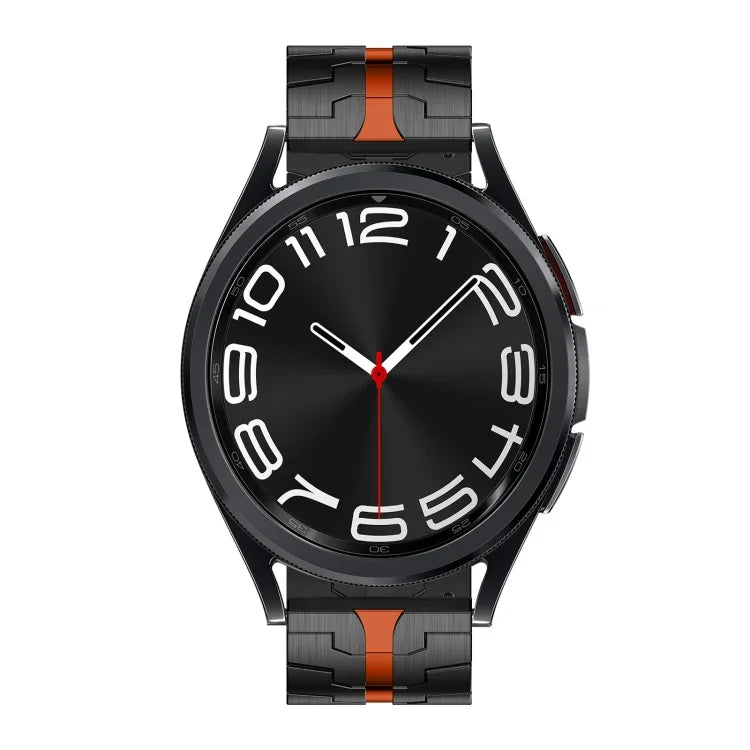 Pulseira de Relógio em Metal de Aço Inoxidável, Para Samsung Galaxy Watch 6 / 6 Classic