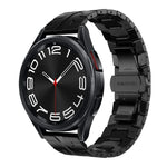 Pulseira de Relógio em Metal de Aço Inoxidável, Para Samsung Galaxy Watch 6 / 6 Classic