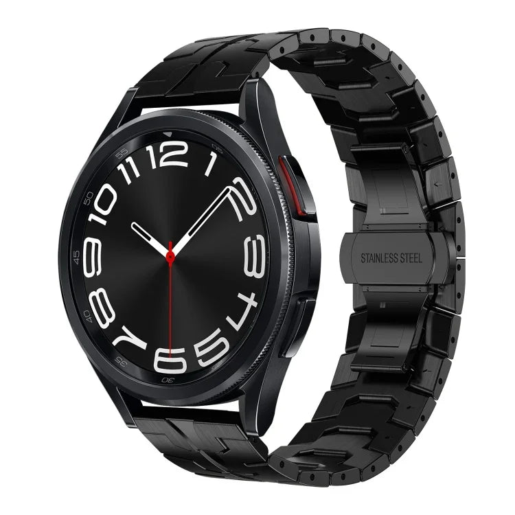 Pulseira de Relógio em Metal de Aço Inoxidável, Para Samsung Galaxy Watch 6 / 6 Classic
