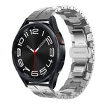 Pulseira de Relógio em Metal de Aço Inoxidável, Para Samsung Galaxy Watch 6 / 6 Classic