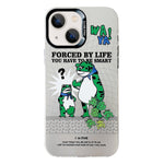 Electroplated Silver Series PC Protective Phone Case, For iPhone 14, For iPhone 14 Pro