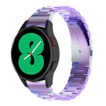 Pulseira de Relógio em Aço Inoxidável com Três Contas, Para Samsung Galaxy Watch 6 / 6 Classic