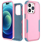 Capa de telemóvel resistente a choques em TPU + PC Commuter, para iPhone 16 Pro Max, para iPhone 16 Pro, para iPhone 16 Plus, para iPhone 16, para iPhone 15 Pro Max