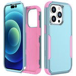 Capa de telemóvel resistente a choques em TPU + PC Commuter, para iPhone 16 Pro Max, para iPhone 16 Pro, para iPhone 16 Plus, para iPhone 16, para iPhone 15 Pro Max