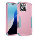 Capa de telemóvel resistente a choques em TPU + PC Commuter, para iPhone 16 Pro Max, para iPhone 16 Pro, para iPhone 16 Plus, para iPhone 16, para iPhone 15 Pro Max
