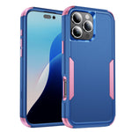 Capa de telemóvel resistente a choques em TPU + PC Commuter, para iPhone 16 Pro Max, para iPhone 16 Pro, para iPhone 16 Plus, para iPhone 16, para iPhone 15 Pro Max