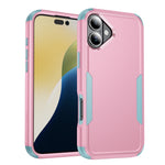 Capa de telemóvel resistente a choques em TPU + PC Commuter, para iPhone 16 Pro Max, para iPhone 16 Pro, para iPhone 16 Plus, para iPhone 16, para iPhone 15 Pro Max