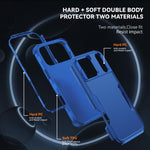 Capa de telemóvel resistente a choques em TPU + PC Commuter, para iPhone 17 Pro Max, para iPhone 17 Pro, para iPhone 17, para iPhone Air