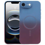 Capa de telemóvel em silicone TPU líquido com gradiente e MagSafe, para iPhone 17e / 16e, para iPhone 17 Pro Max, para iPhone 17 Pro, para iPhone 17, para iPhone Air, para iPhone 16 Pro Max, para iPhone 16 Pro, para iPhone 16 Plus