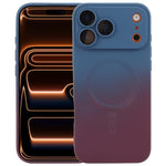 Capa de telemóvel em silicone TPU líquido com gradiente e MagSafe, para iPhone 17e / 16e, para iPhone 17 Pro Max, para iPhone 17 Pro, para iPhone 17, para iPhone Air, para iPhone 16 Pro Max, para iPhone 16 Pro, para iPhone 16 Plus