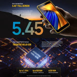Ulefone Armor X12 Pro, telemóvel robusto IP68/IP69K, 5,45 polegadas Android 15 MediaTek Helio G36 Octa Core, Rede: 4G, NFC, 4GB+64GB