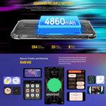 Ulefone Armor X12 Pro, telemóvel robusto IP68/IP69K, 5,45 polegadas Android 15 MediaTek Helio G36 Octa Core, Rede: 4G, NFC, 4GB+64GB