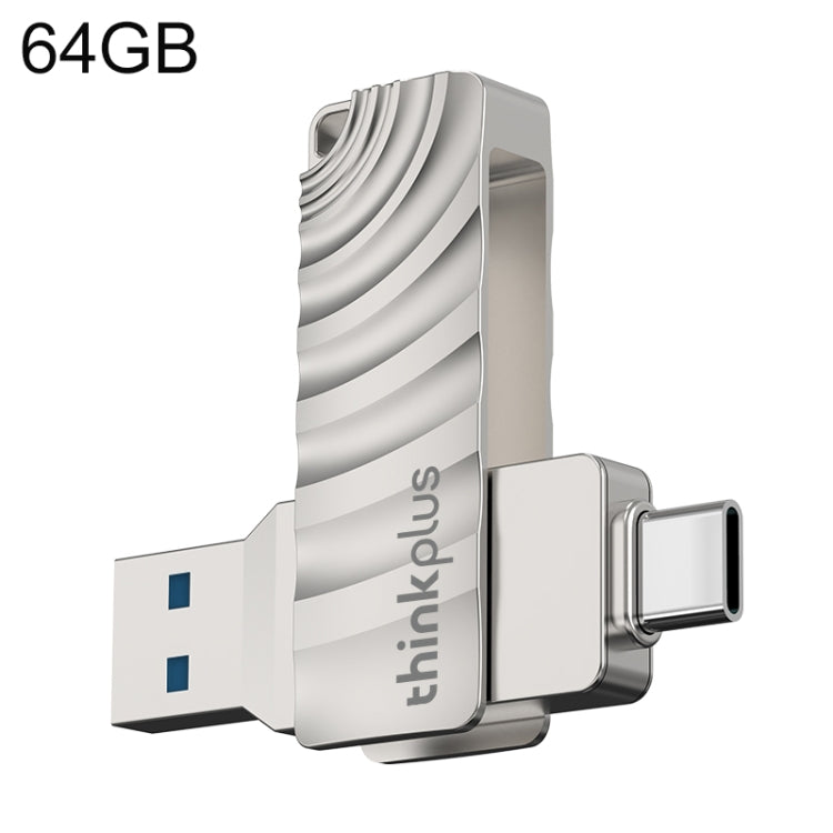 Pen drive Lenovo Thinkplus MU232 USB 3.2 + USB-C / Tipo-C com dupla cabeça, 64GB, 128GB, 256GB