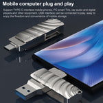 Pen drive Lenovo Thinkplus MU232 USB 3.2 + USB-C / Tipo-C com dupla cabeça, 64GB, 128GB, 256GB