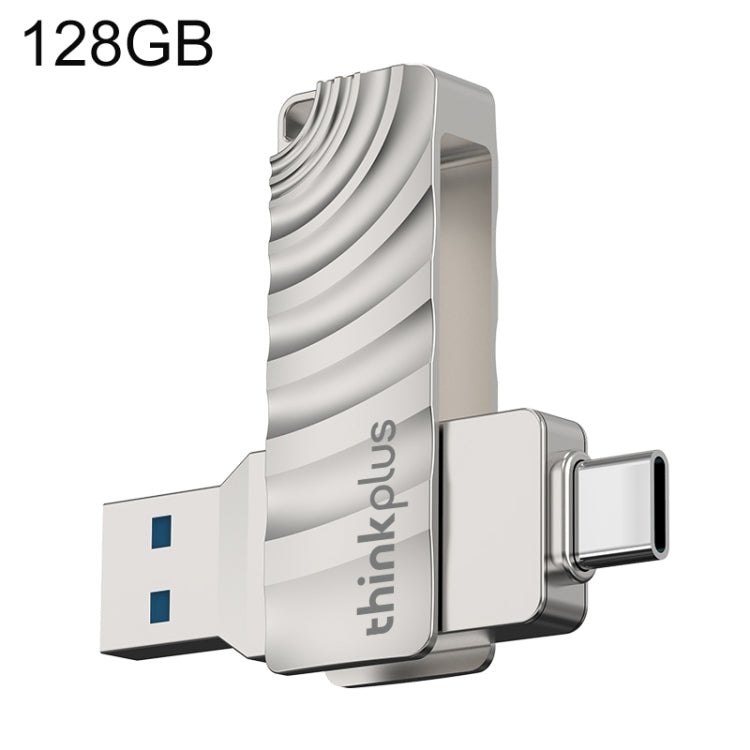Pen drive Lenovo Thinkplus MU232 USB 3.2 + USB-C / Tipo-C com dupla cabeça, 64GB, 128GB, 256GB