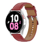 Pulseira de Relógio de Substituição em Couro, Para Samsung Galaxy Watch 6 / 6 Classic
