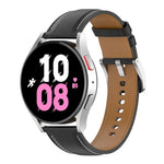 Pulseira de Relógio de Substituição em Couro, Para Samsung Galaxy Watch 6 / 6 Classic