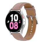 Pulseira de Relógio de Substituição em Couro, Para Samsung Galaxy Watch 6 / 6 Classic