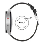 Pulseira de Relógio de Substituição em Couro, Para Samsung Galaxy Watch 6 / 6 Classic