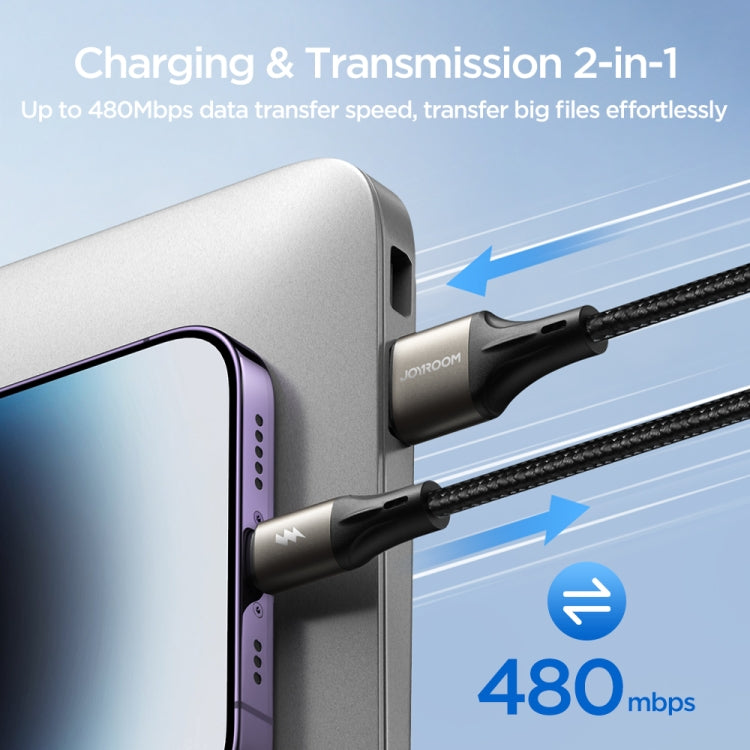 JOYROOM SA25-CL3 30W USB-C/Type-C para 8 Pinos Cabo de Dados de Carregamento Rápido, 1.2m, 2m, 3m