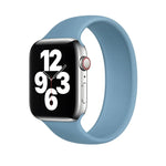 Para Apple Watch Series 5 & 4 44mm / 3 & 2 & 1 42mm Correia de Pulso Substituta em Silicone Elástico de Cor Sólida, Tamanho:S 130mm, S 130mm, Tamanho:M 143mm, M 143mm, Tamanho:L 156mm, L 156mm