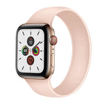 Para Apple Watch Series 5 & 4 44mm / 3 & 2 & 1 42mm Correia de Pulso Substituta em Silicone Elástico de Cor Sólida, Tamanho:S 130mm, S 130mm, Tamanho:M 143mm, M 143mm, Tamanho:L 156mm, L 156mm