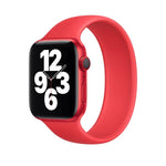 Para Apple Watch Series 5 & 4 44mm / 3 & 2 & 1 42mm Correia de Pulso Substituta em Silicone Elástico de Cor Sólida, Tamanho:S 130mm, S 130mm, Tamanho:M 143mm, M 143mm, Tamanho:L 156mm, L 156mm