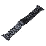 Correia de Relógio em Aço de Titânio com Cinco Contas, Para Apple Watch Série 6 44mm, Para Apple Watch Série 5 44mm, Para Apple Watch Série 5 40mm, Para Apple Watch Série 4 44mm, Para Apple Watch 42mm, Para Apple Watch Série 3 38mm, Para Apple Watch 38mm